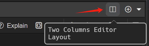 Split editor Button